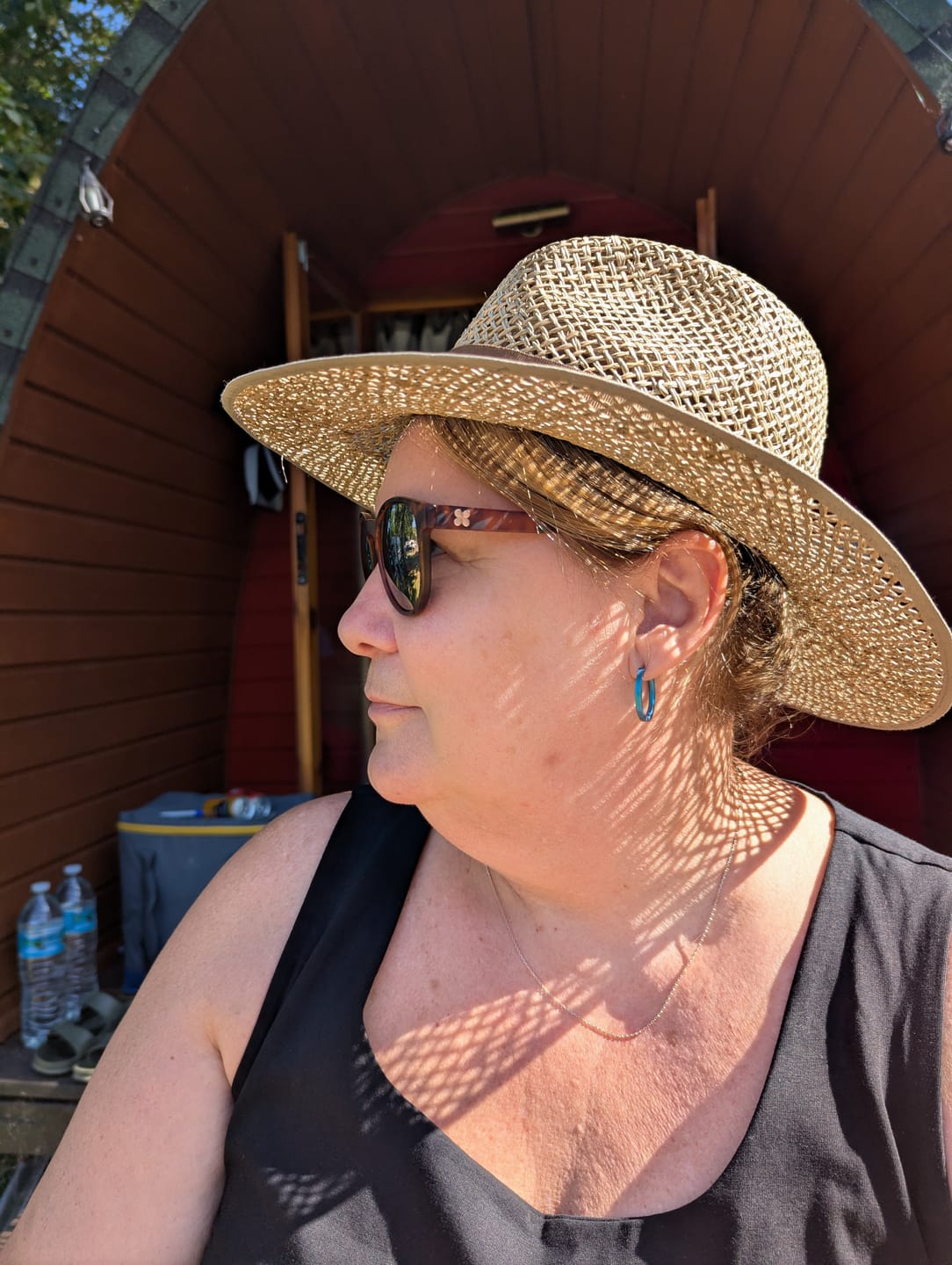 Customer photo review of Langdale Fedora Seagrass