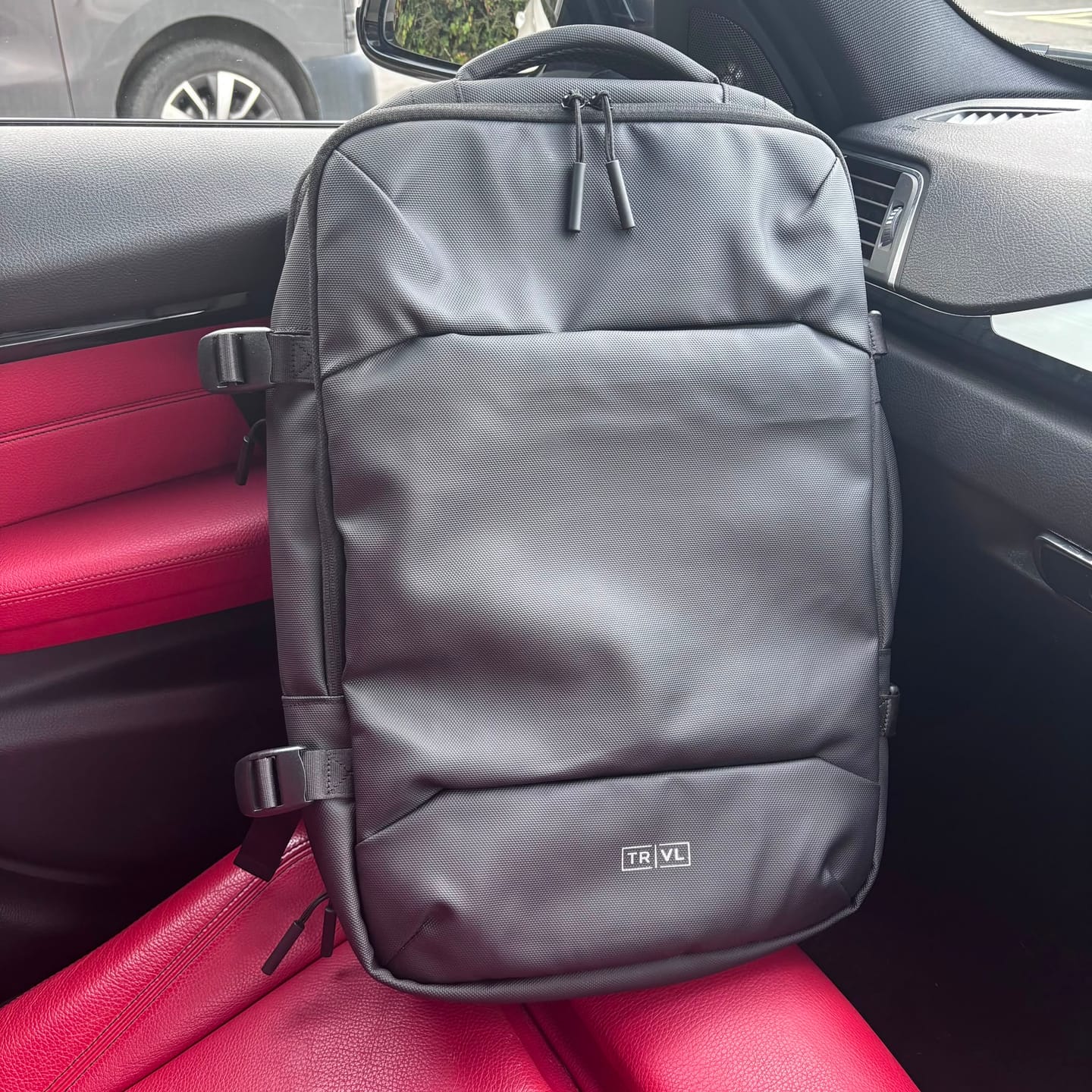 Customer photo review of The Digital Nomad Backpack