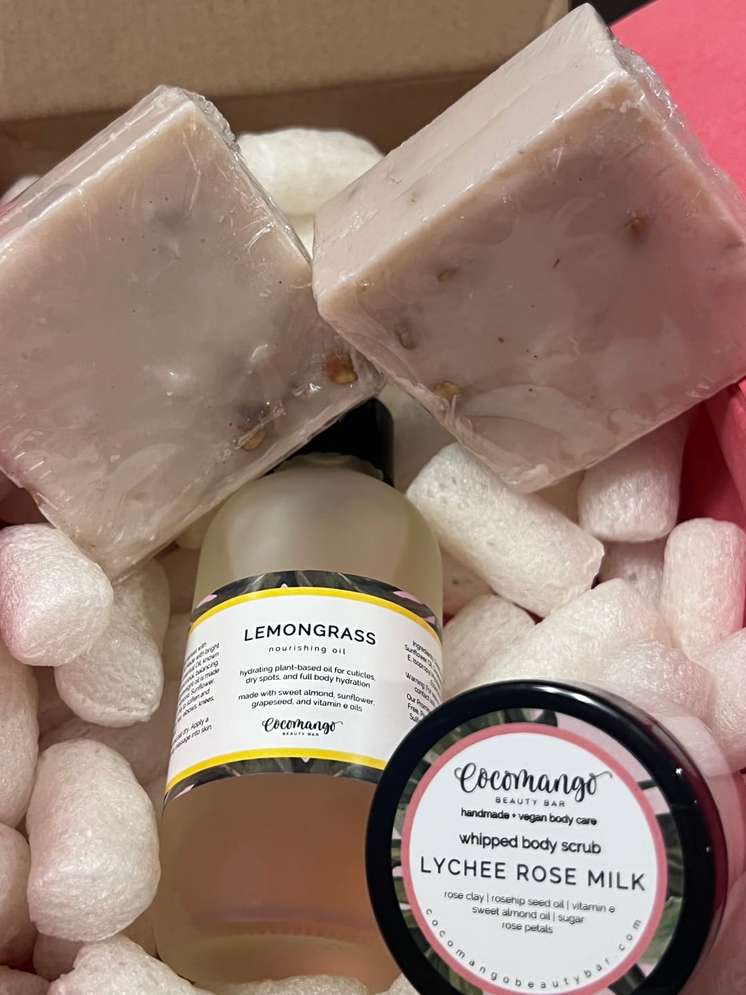 Customer photo review of OATMILK Soap with Red Moroccan Clay + Colloidal Oatmeal