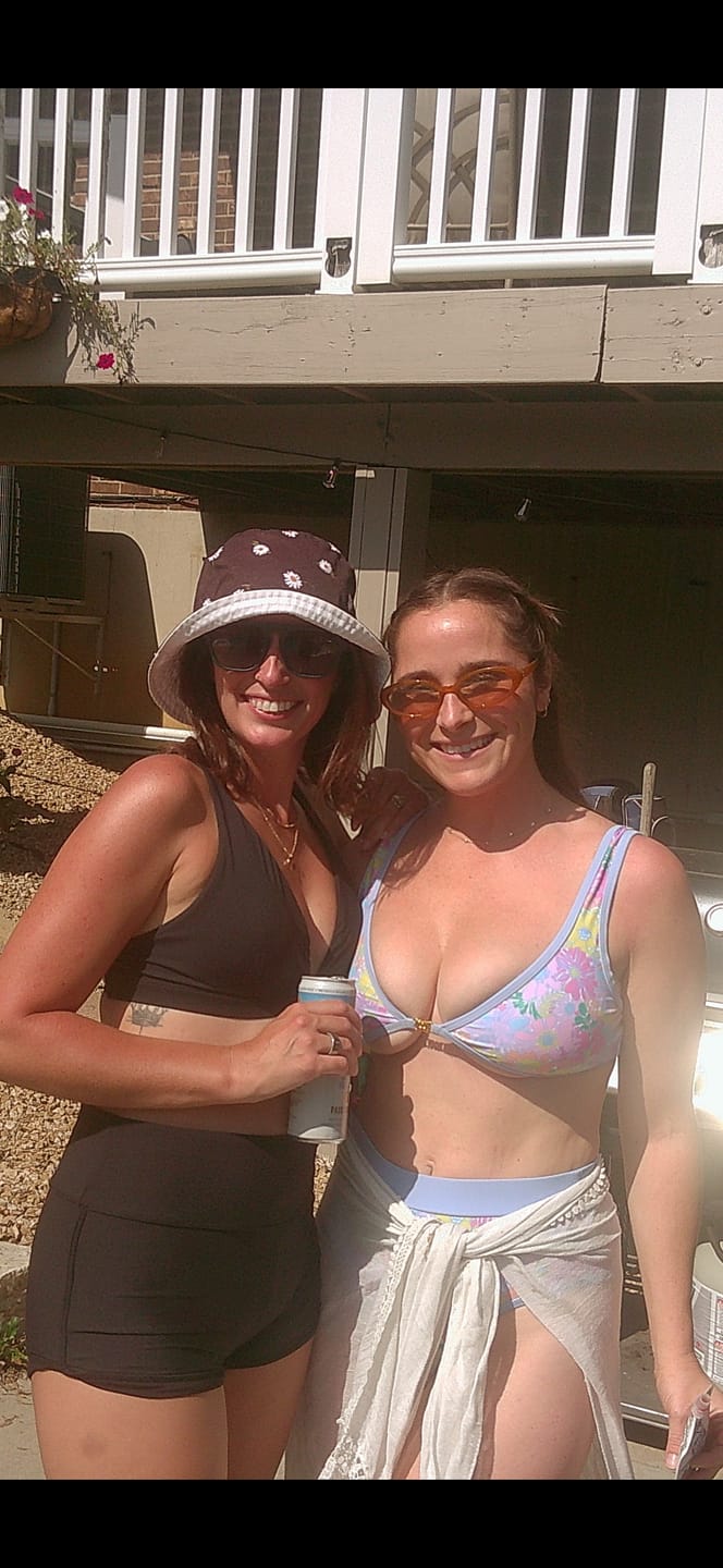Customer photo review of AMELIA Melon Pop '1993' Minimal Bikini Top