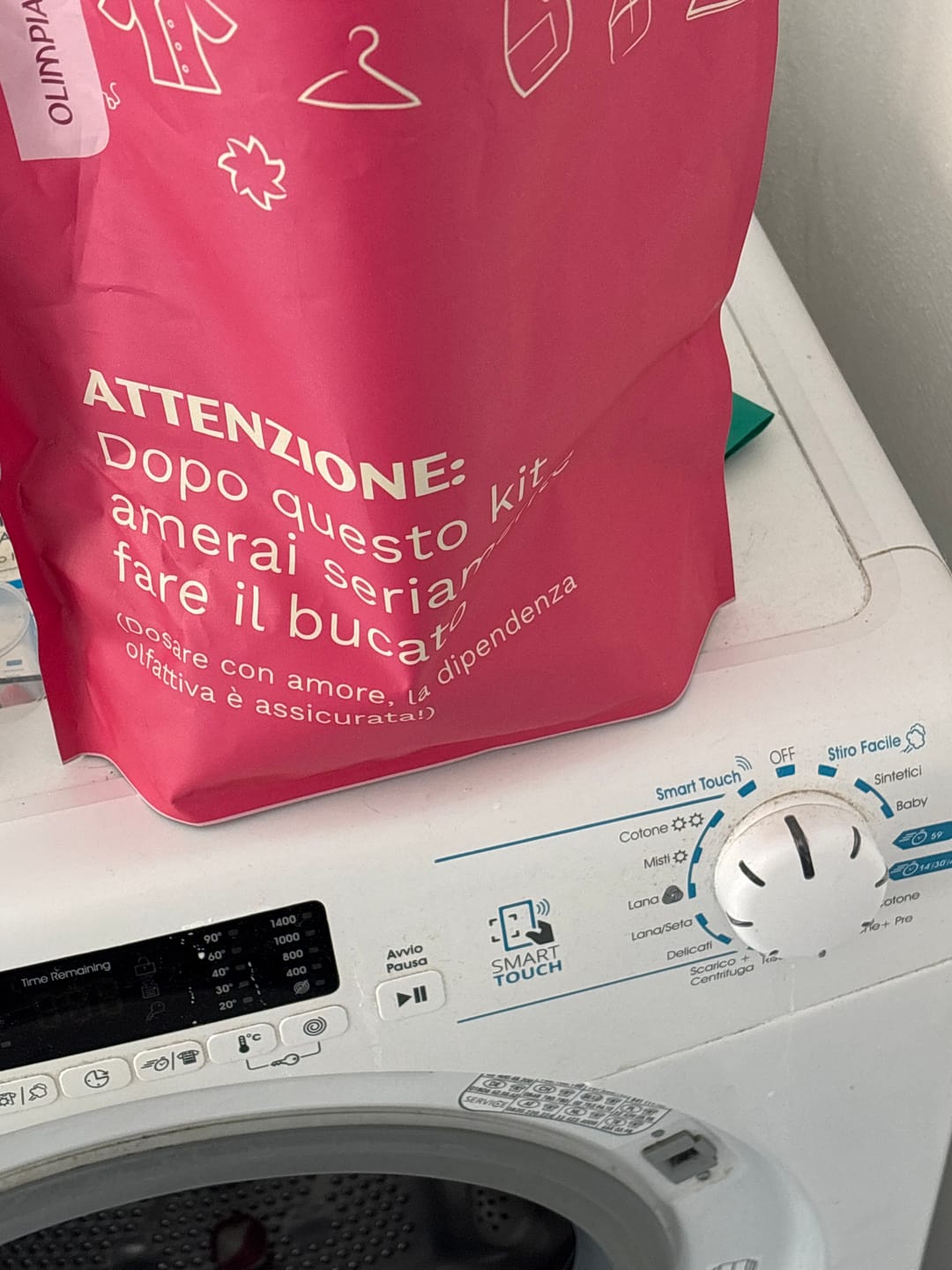 Customer photo review of Kit Amore al Primo Lavaggio – Kit Melma + 2 Fragranze + Magic Wash e Soft