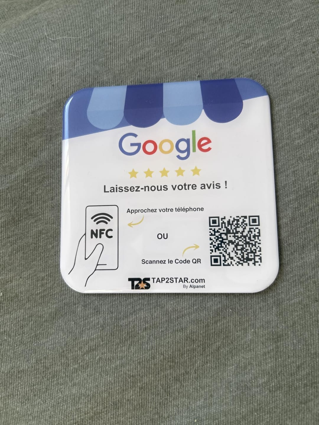 Customer photo review of Plaque — Avis Google