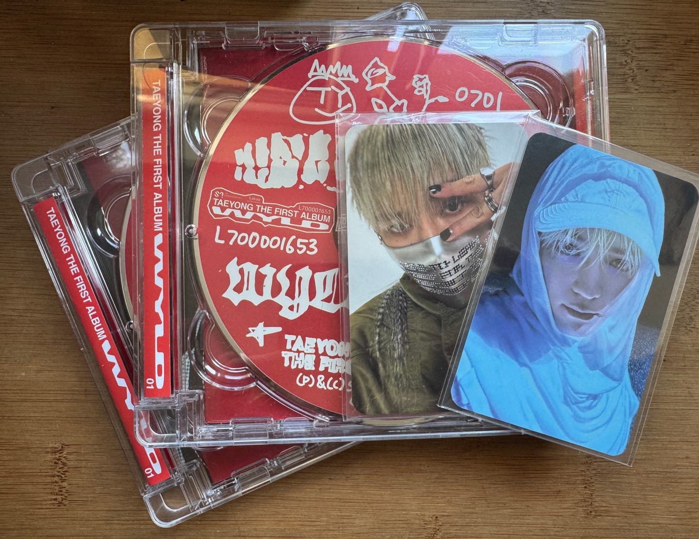 Customer photo review of TAEYONG (NCT) - 1st Full Album [WYLD] Jewel Case Ver. (Online Benefit)