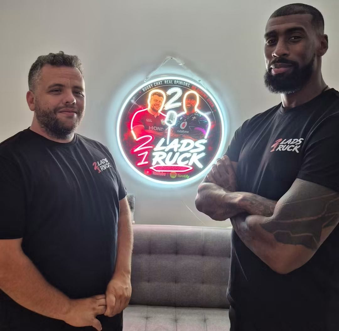 Customer photo review of 2 LADS 1 RUCK | LED Neon Sign