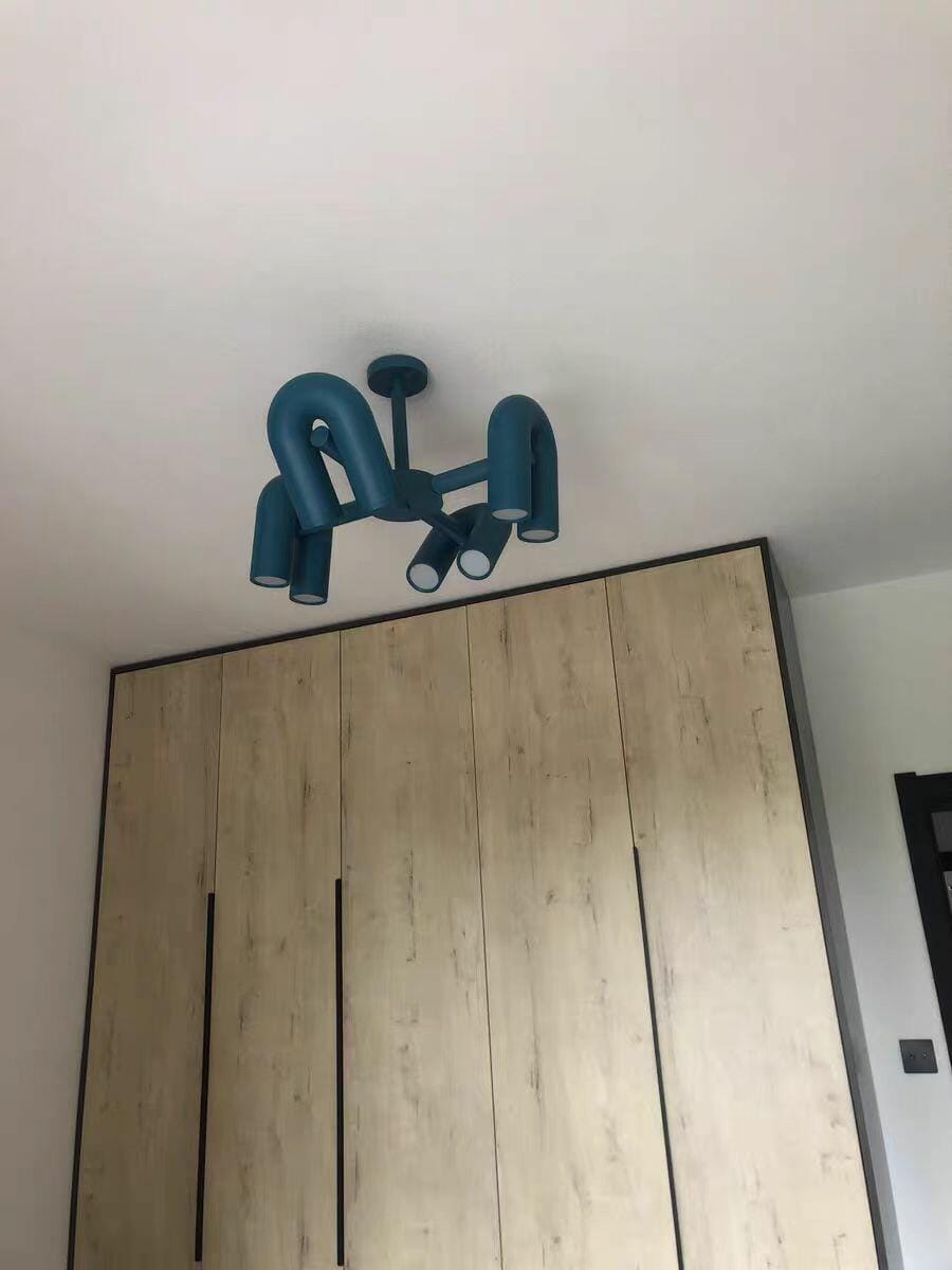 Customer photo review of Cirkus Chandelier, Integrated LED, Movable U-Heads, Linear or Circular