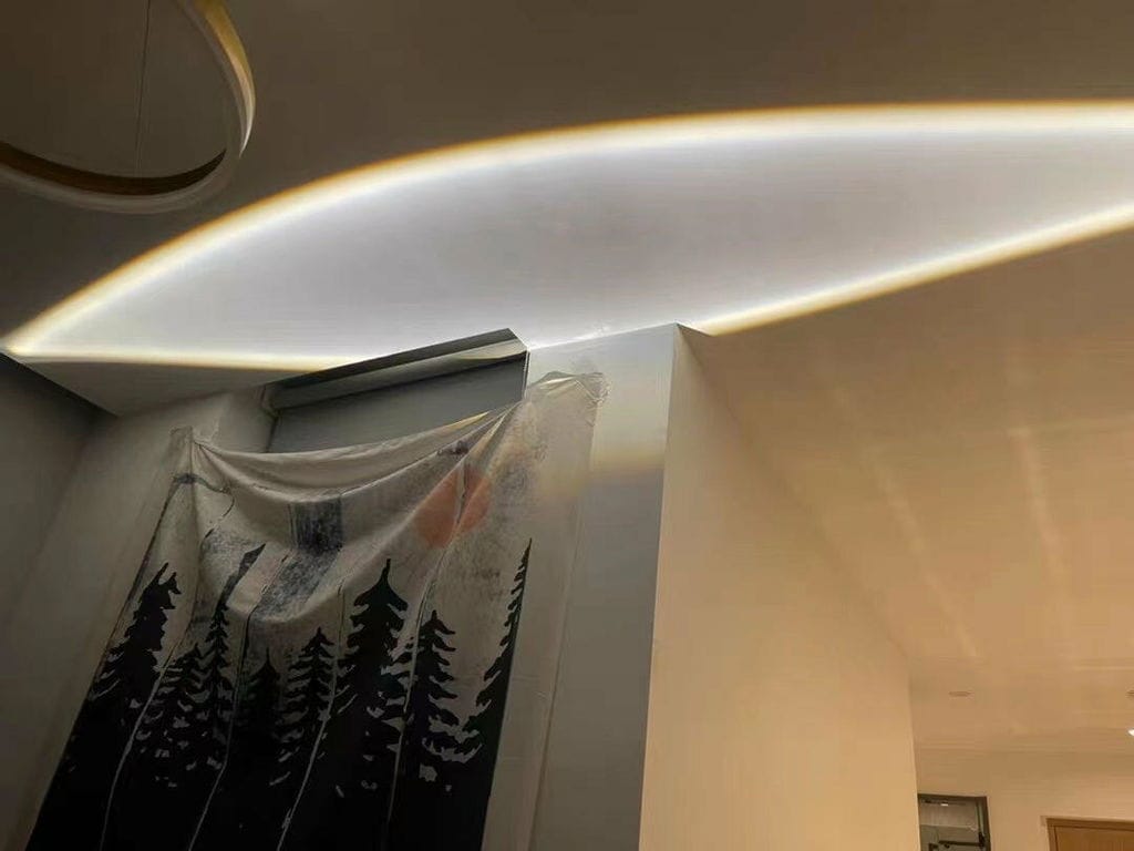 Customer photo review of Table Lamp, Atman Crystal Glass Oval, Chrome Base, Integrated LED