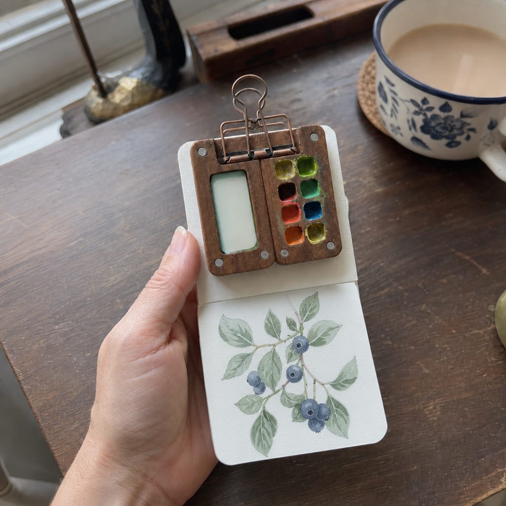 Customer photo review of the watercolor kit