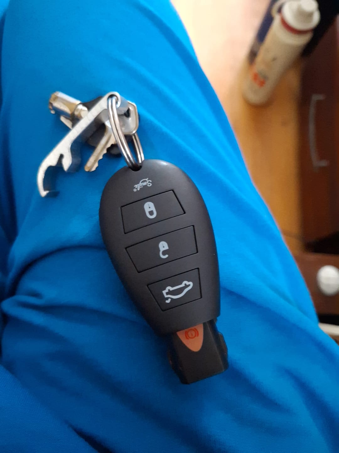 Customer photo review of Car Key Penjamin by Smyle™ Labs
