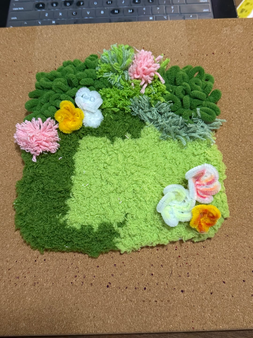 Customer photo review of DAISY - Moss Coaster Kit