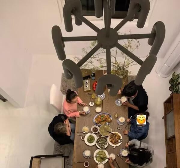 Customer photo review of Cirkus Chandelier, Integrated LED, Movable U-Heads, Linear or Circular