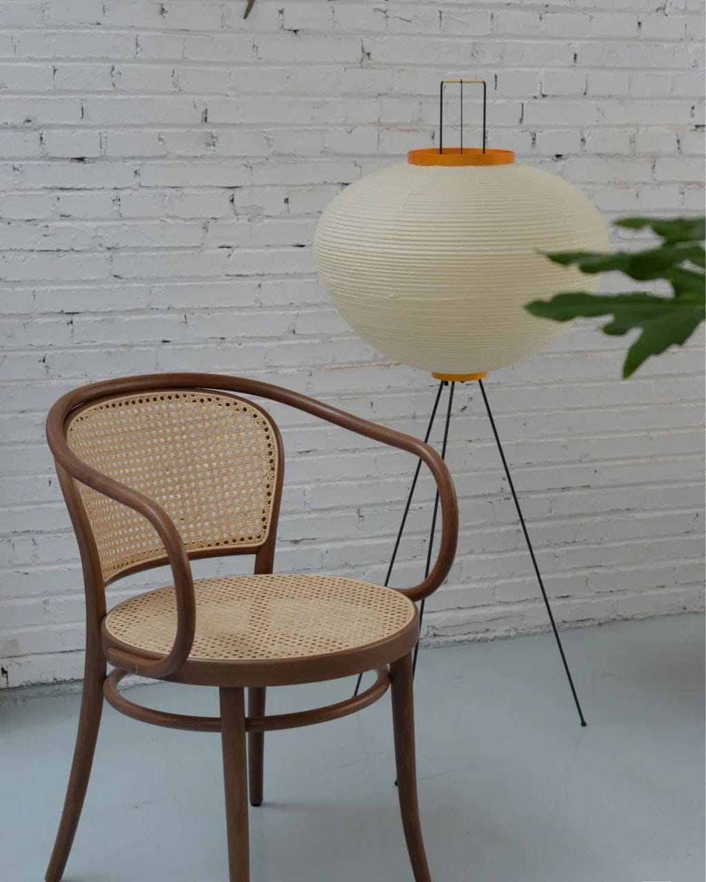 Customer photo review of Floor Lamp, Rice Paper Shade, E26/E27, Plug-In, Sculptural