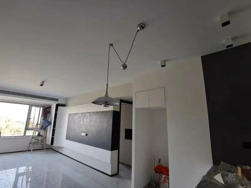 Customer photo review of Onos Pendant Light, Metal Globe Shade, Chrome or Gold, E26/E27, Adjustable