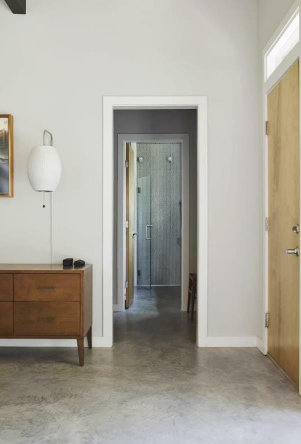 Customer photo review of Wall Sconce, White Polymer Shade, Walnut & Chrome, Swivel Plug-In E26