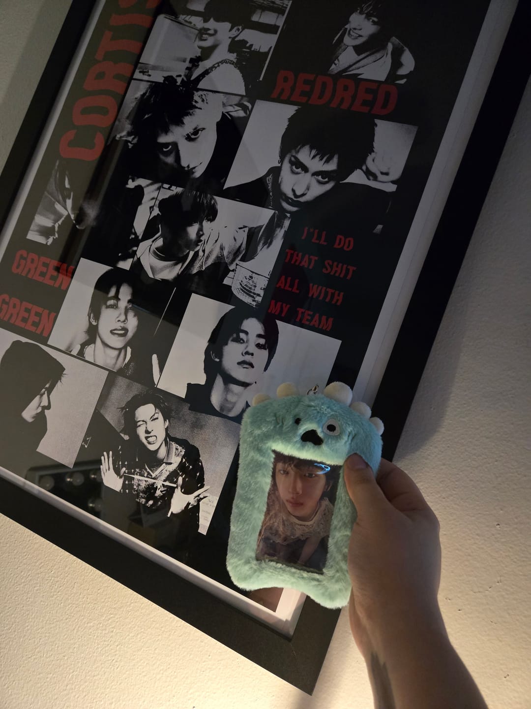 Customer photo review of CORTIS BALL PLUSH PHOTOCARD HOLDER