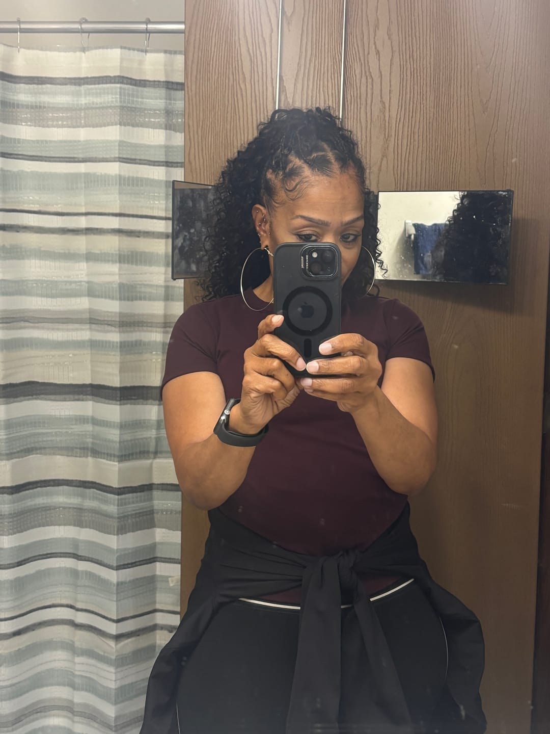 Customer photo review of Human Crochet Hair Water Wave For Miracle Knots