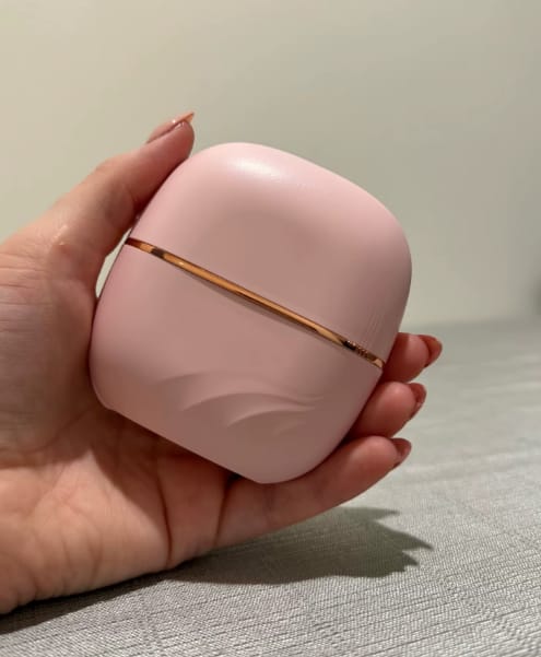Customer photo review of Portable Straightening Brush™