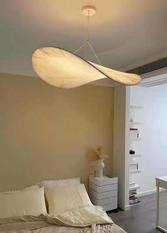 Customer photo review of Pendant Light, Tense, Mulberry Silk Diffuser, Black Frame, LED, Dimmable