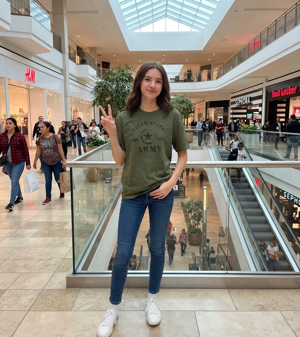 Customer photo review of United States Army Est. 1776 Graphic Tee