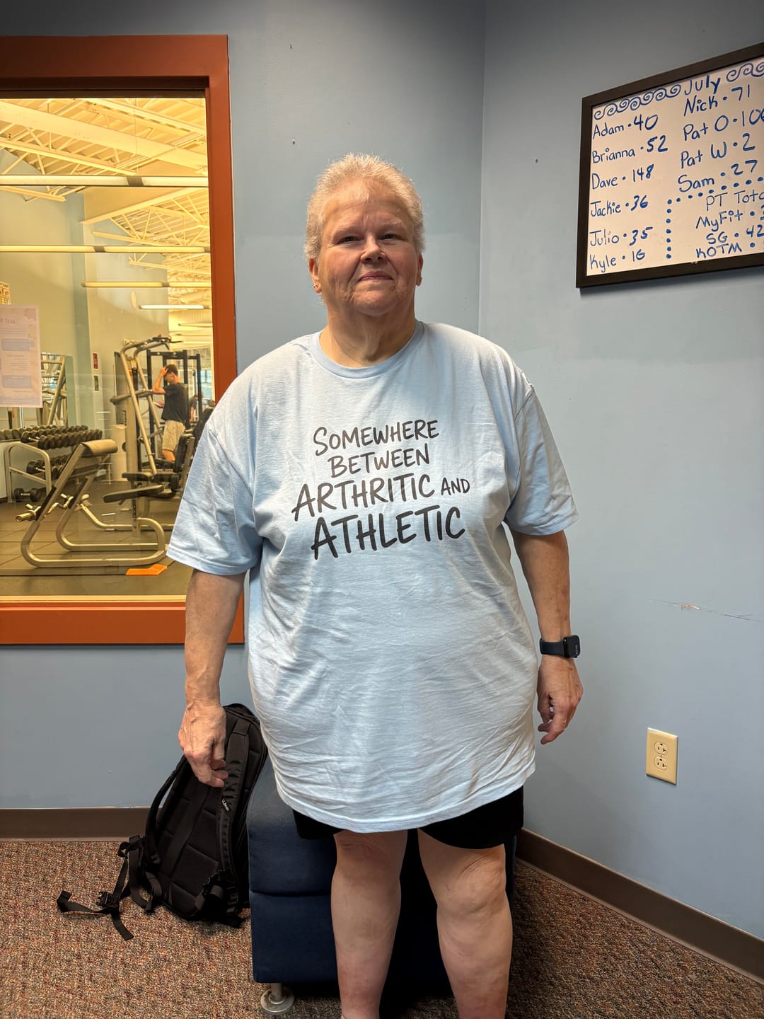 Customer photo review of Arthritic Athletic T-Shirt