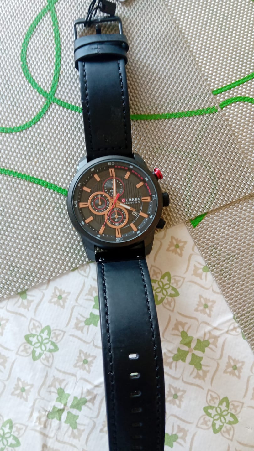 Customer photo review of Curren Istanbul® orologio uomo pelle
