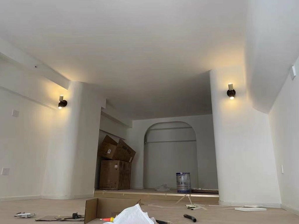 Customer photo review of Wall Lamp, Couleur Double Up-Down Glow, E26/E27, Metal Shades