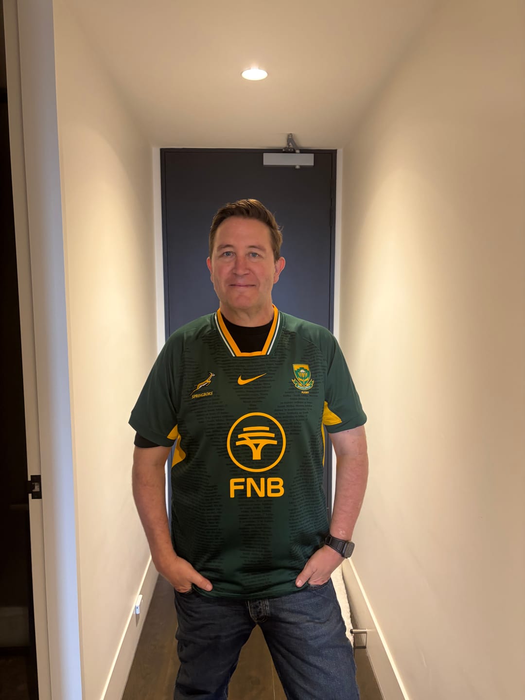 Customer photo review of Springboks Nike Men's 2026 RGR Stadium Jersey