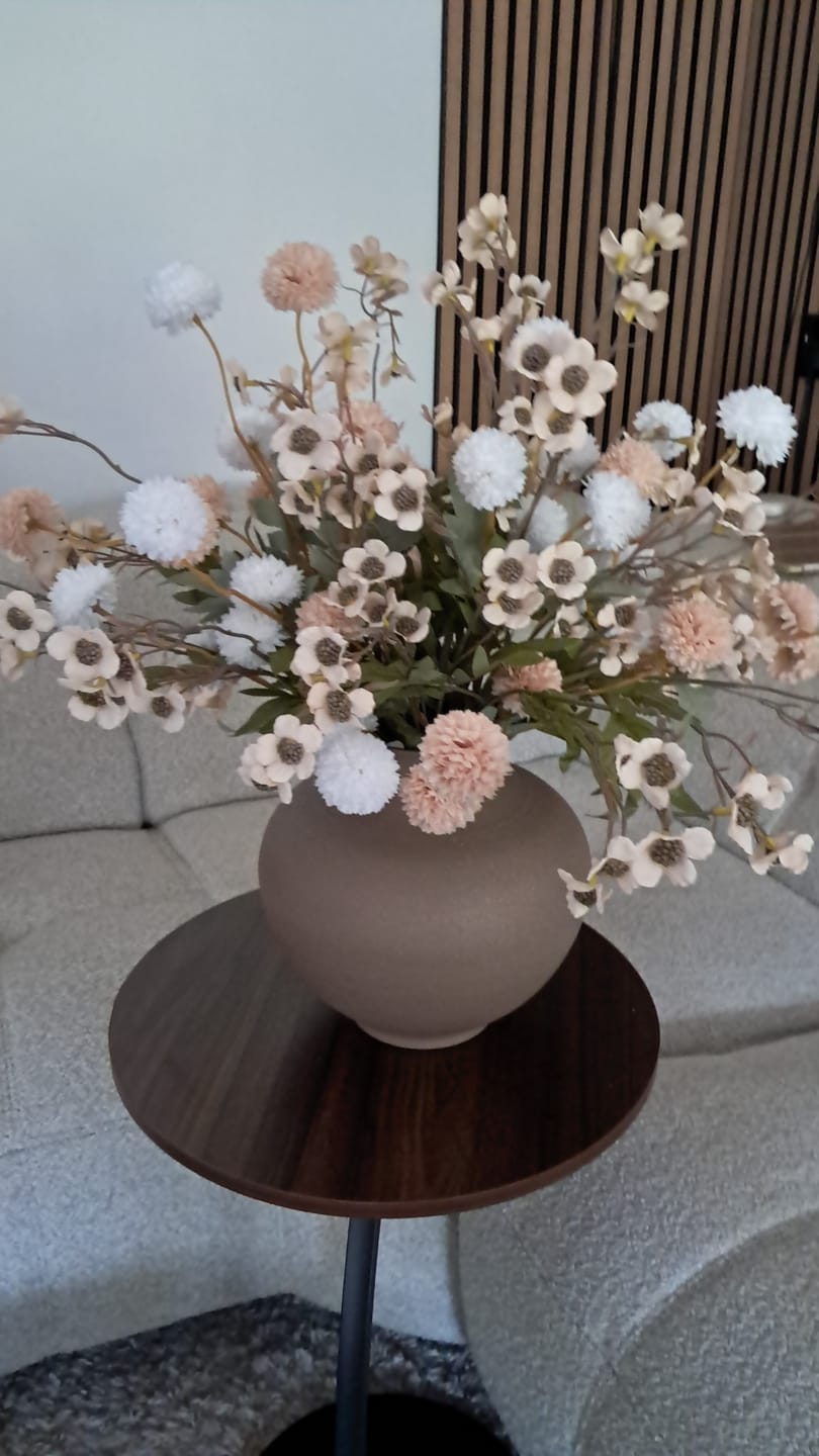 Customer photo review of Wax Arrangement - Beige mix