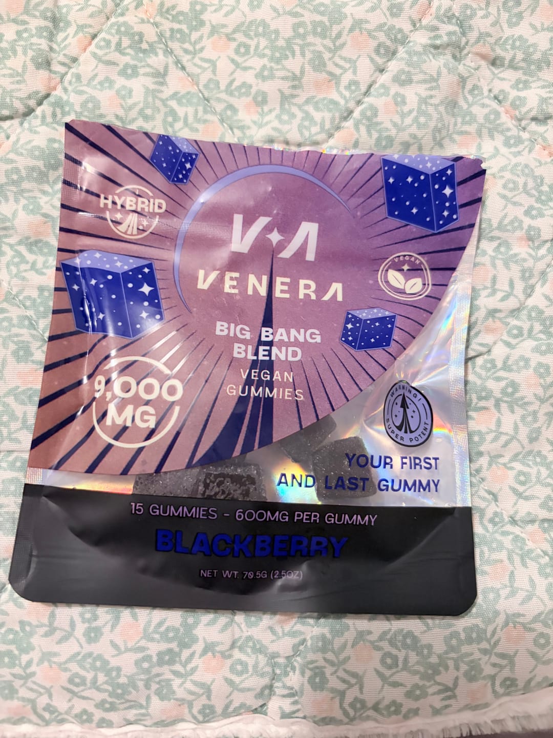 Customer photo review of D9 THCP + THCA Gummies (9,000 MG)