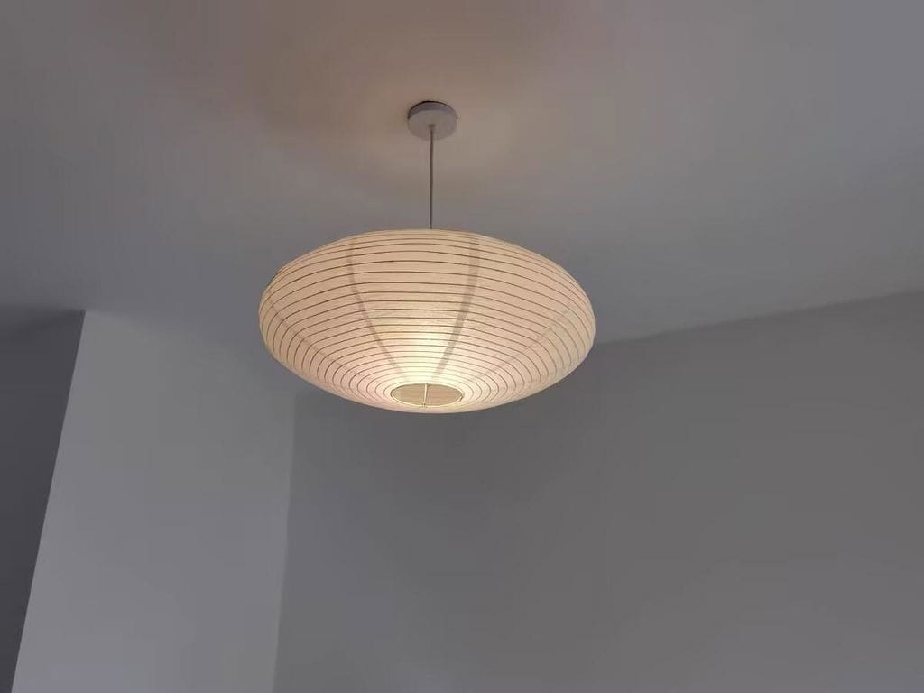 Customer photo review of Pendant Light, Handcrafted Washi Paper Shade, E26/E27, 15A 21A 26A
