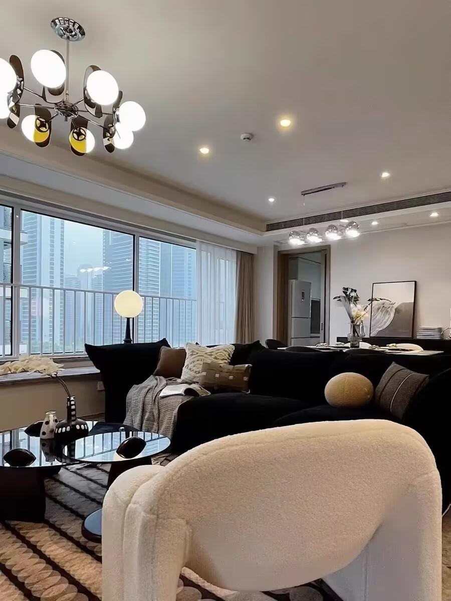 Customer photo review of Sputnik Chandelier, Iron Frame, Glass Shades, E26/E27, Chrome Finish
