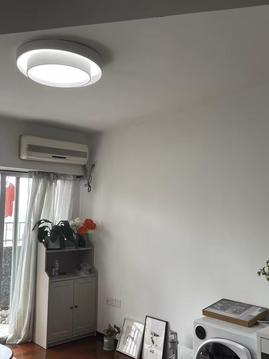 Customer photo review of Melody Ceiling Light, Cylinder Shade, Integrated LED, White Grey Black