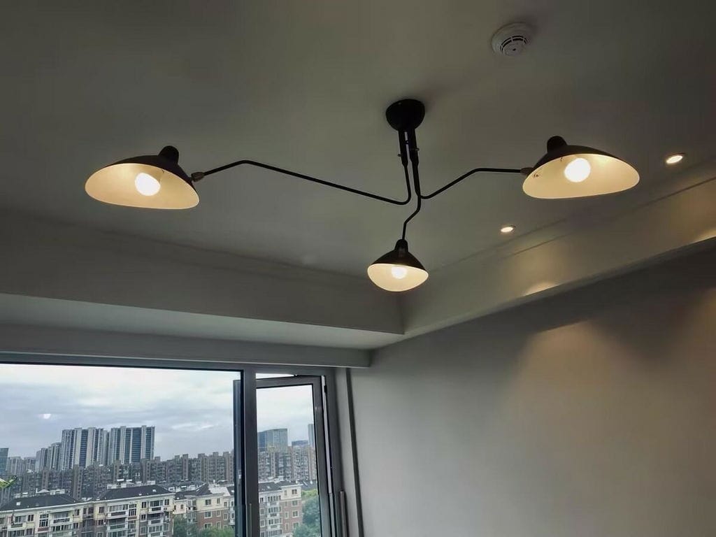 Customer photo review of Chandelier, Multi-Arm Spider, Metal and Brass, E26 / E27, 3 or 6 Heads