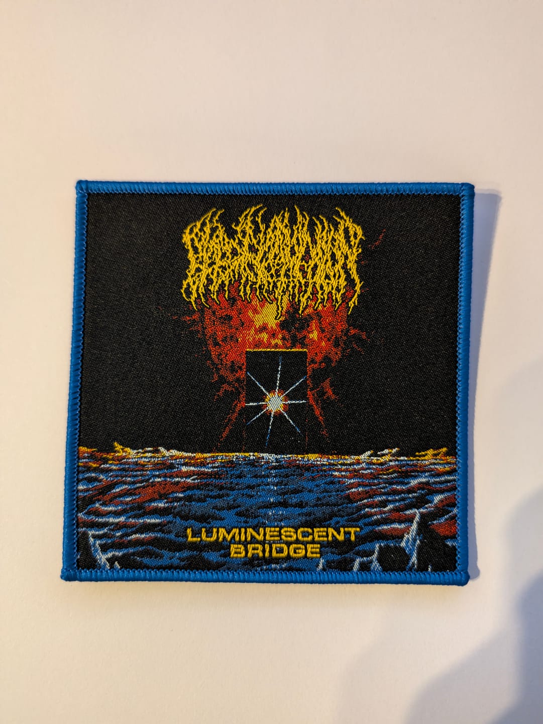 Customer photo review of Blood Incantation - Luminescent Bridge - Square Patch