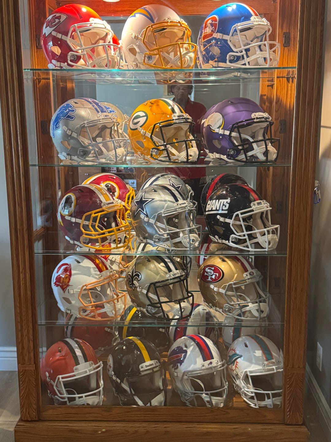 Customer photo review of Tampa Bay Bucs Riddell Speed Authentic Helmet - Throwback 1976-1996