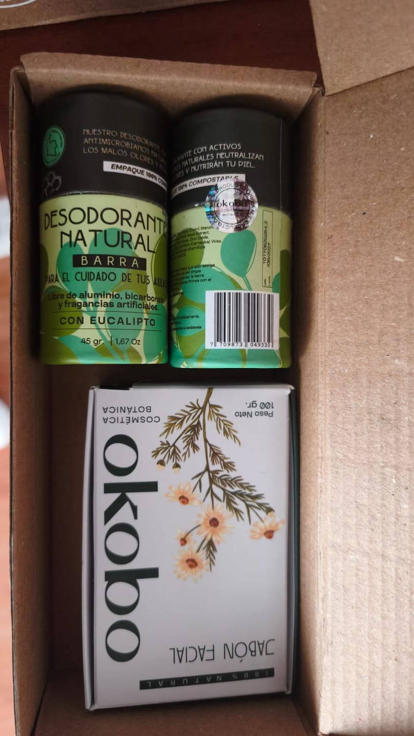 Customer photo review of Desodorante Natural
