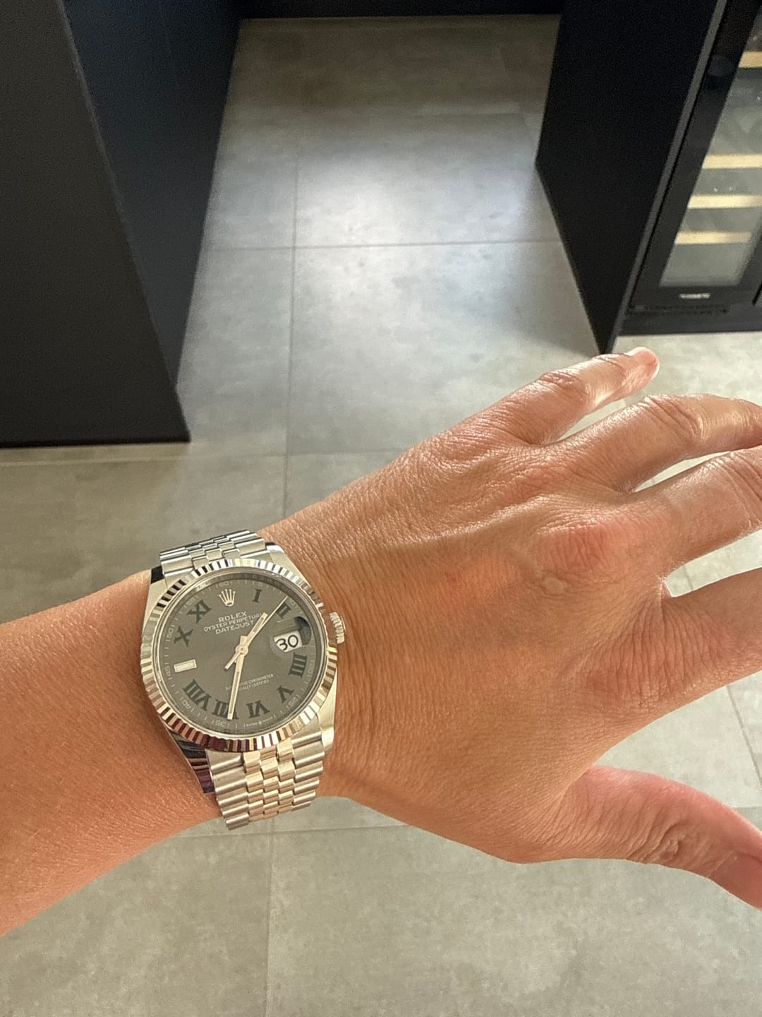Customer photo review of Rolex Datejust 36 Wimbledon - 126234 - Full-Set
