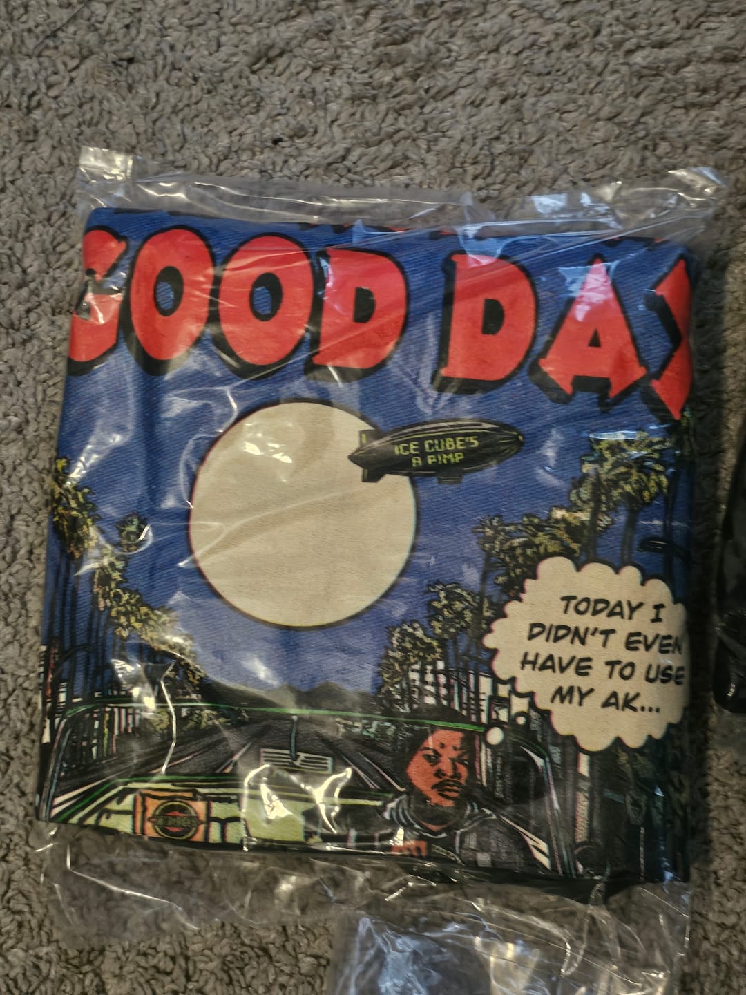 Customer photo review of It Was a Good Day - Unisex Comfort Colors T-shirt