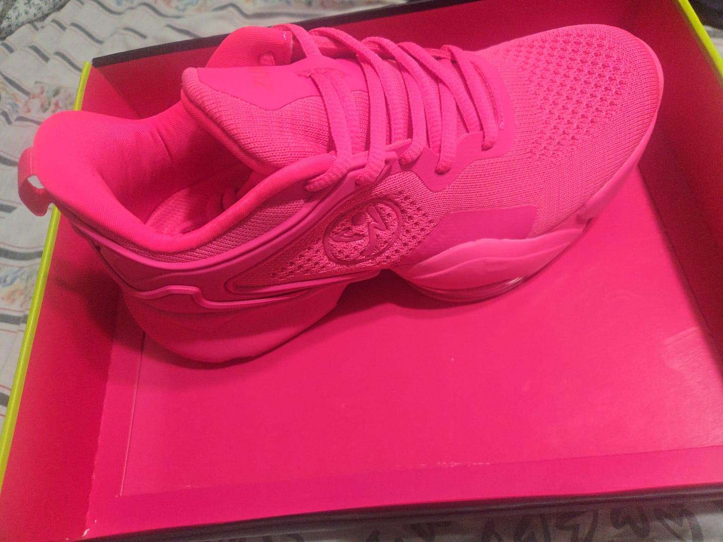 Customer photo review of Zumba Air Stomp Remix - Pink