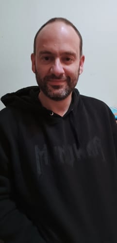 Customer photo review of Manowar Hoodie With Black MANOWAR Logo And SOTH Patch