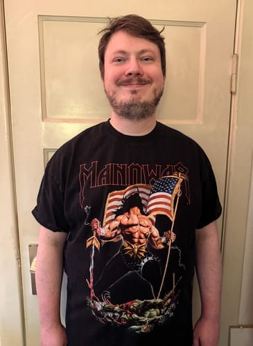 Customer photo review of MANOWAR T-SHIRT WARRIORS OF THE WORLD