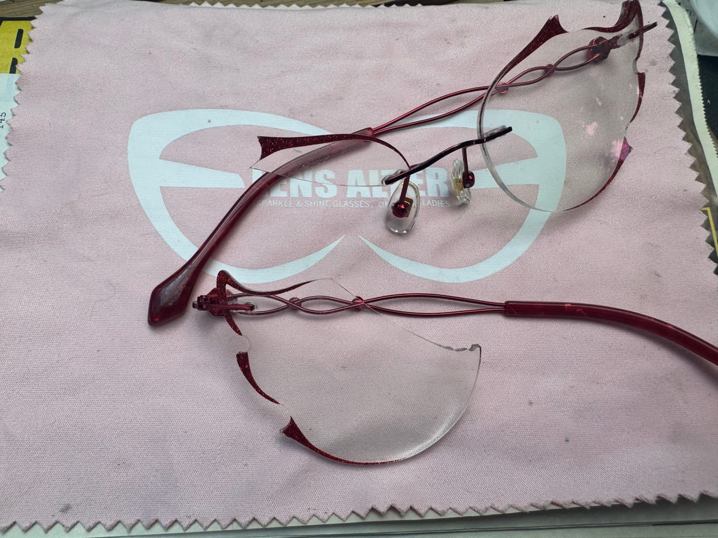 Customer photo review of Flare Eyeglasses