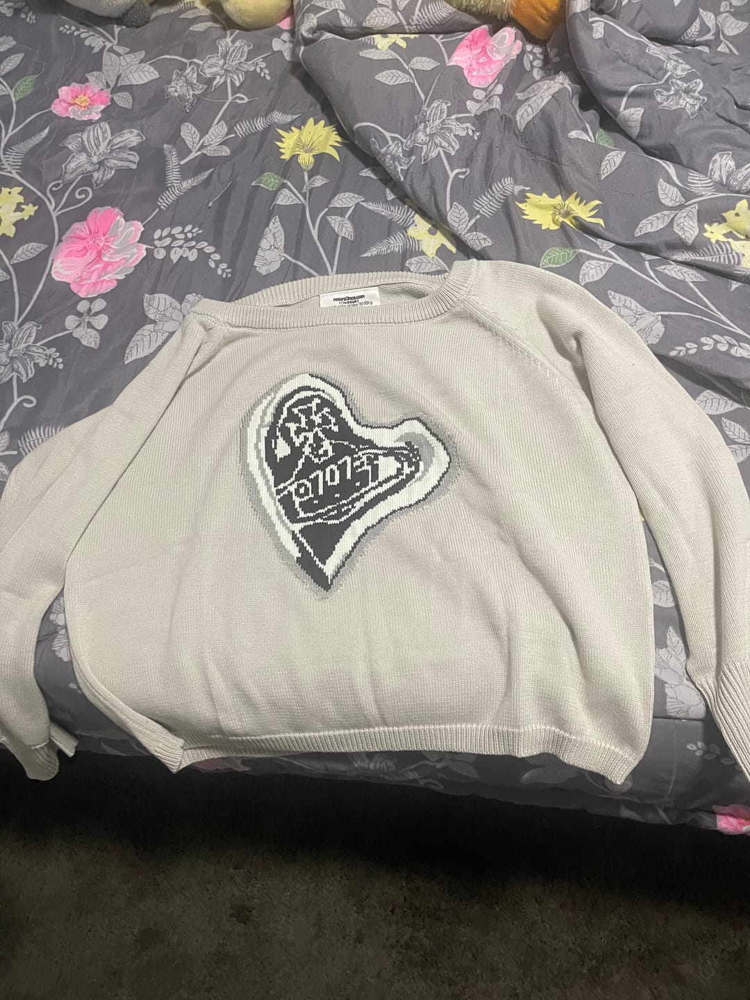 Customer photo review of 707 FLAME KNIT SWEATER
