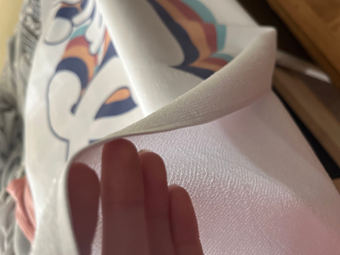 Customer photo review of Personalized Mr. or Mrs. Beach Towel: Honeymoon Gift