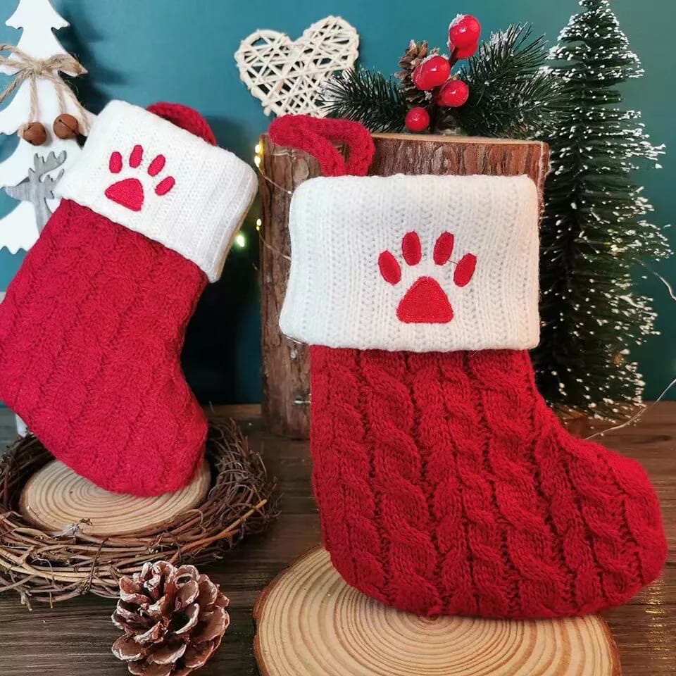 Customer photo review of Decoração de Natal Meia com Letra do Alfabeto