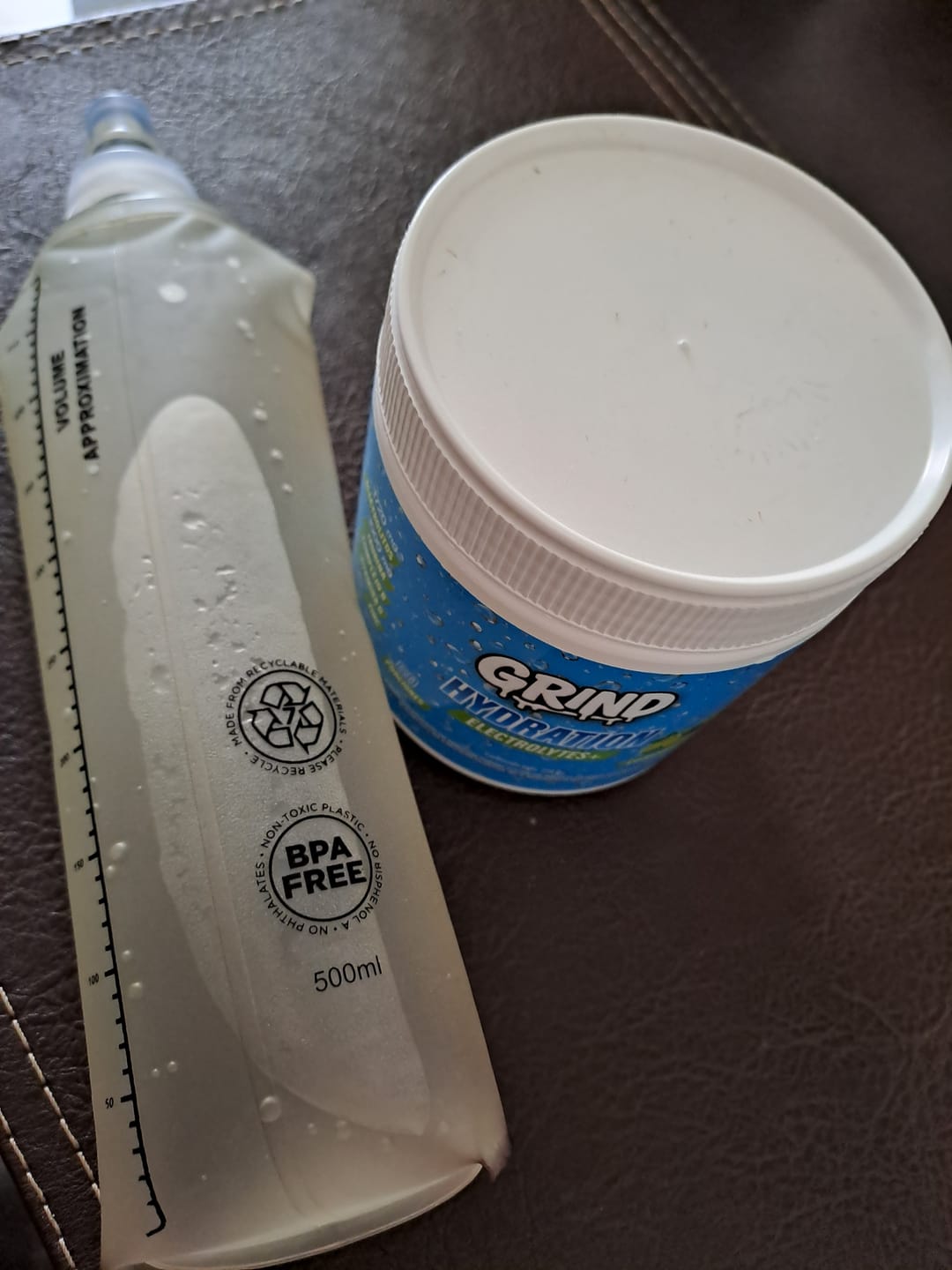 Customer photo review of Grind Hydration | Electrolitos Premium – 60 Porciones ( Sabor Limonada)