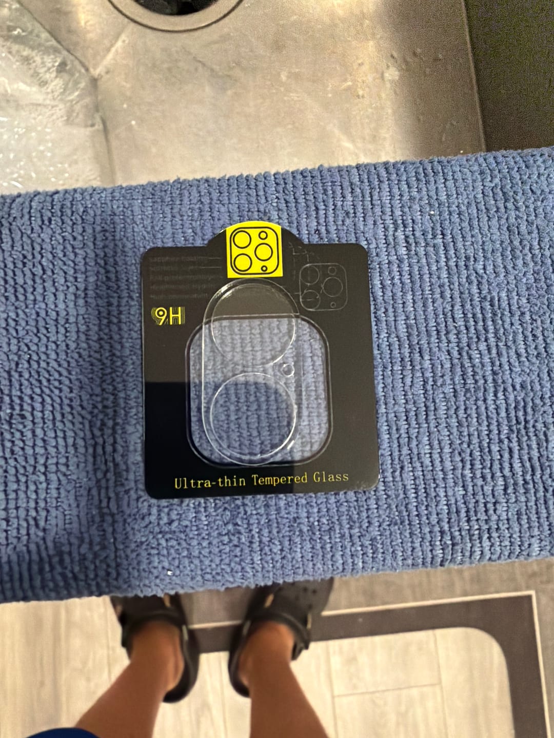 Customer photo review of Protección completa de la cámara - iPhone (2 piezas)