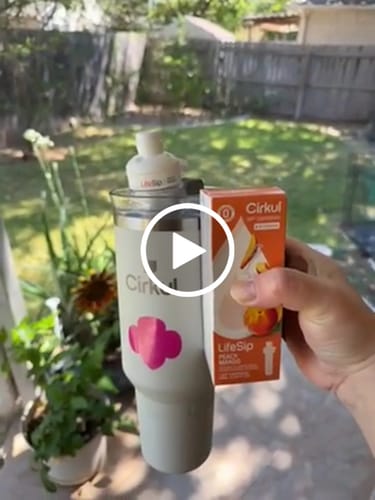 Customer video review of LifeSip Peach Mango
