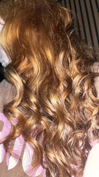 Customer photo review of Heatless Curling Headband