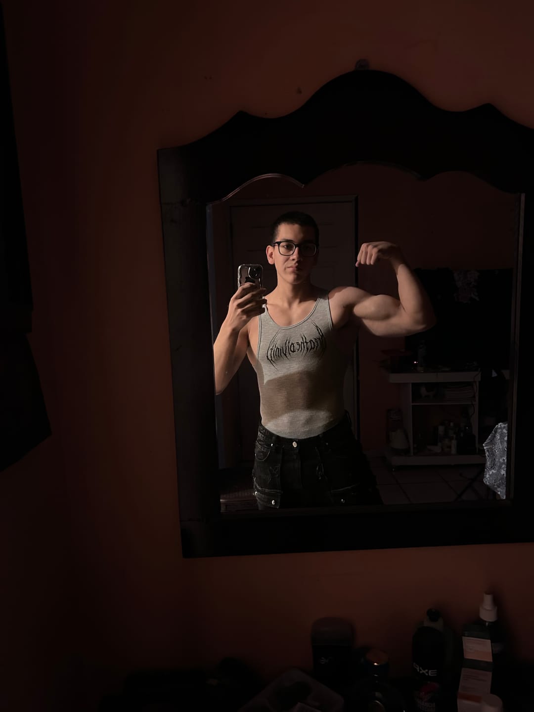 Customer photo review of MEN'S NOIR ADVANCED MAIDEN BEATER 2 PACK