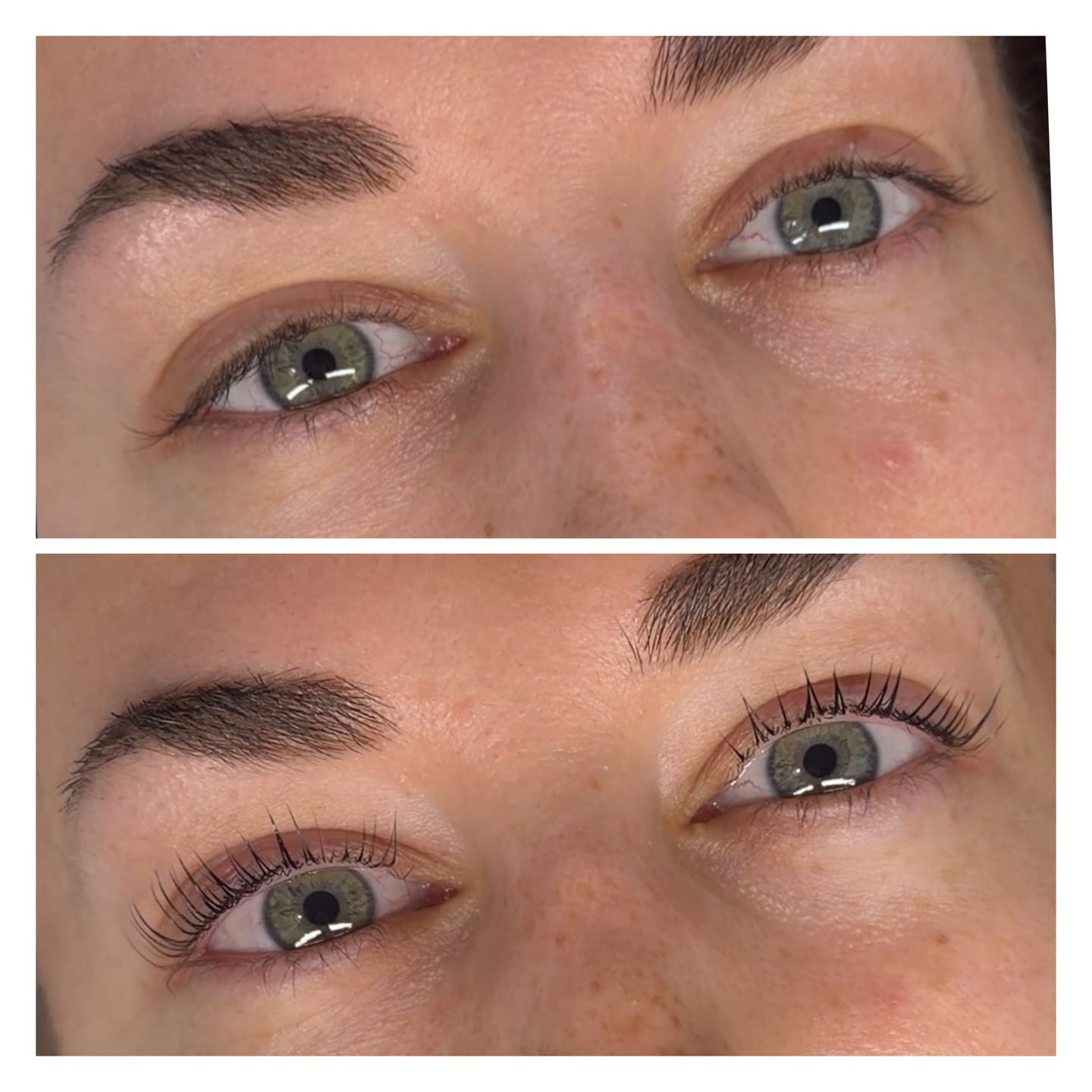 Customer photo review of Pure Care Lash & Brow Lift Pack